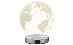 Barnrum|Bordslampor < Reality Globe Bordslampa LED i krom