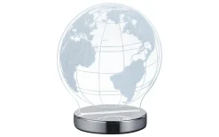 Barnrum|Bordslampor < Reality Globe Bordslampa LED i krom