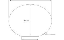 Bordslampor < Aneta Globus Bordslampa 18cm Brun