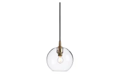 Fönsterlampor < Belid Gloria Fönsterlampa Ø19cm Mässing/Klar