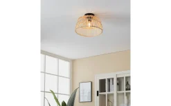Plafonder < Eglo Glyneath Plafond 37,5cm Natur/Svart