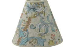 Toppringsskärmar-Hallbergs Golden Lily Toppringsskärm Ø22cm Teal William Morris