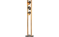 Golvlampor|Golvläslampor < Trio Lighting Golvlampa Bell 3xE14 antik stål