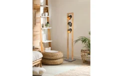 Golvlampor|Golvläslampor < Trio Lighting Golvlampa Bell 3xE14 antik stål