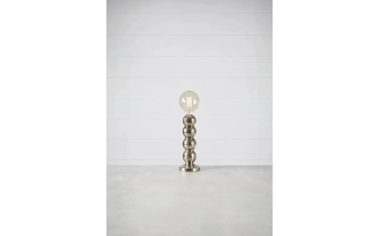 Bordslampor-Markslojd Gong Bordslampa 33cm Silver