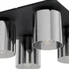 Plafonder-Eglo Gorosiba Plafond 38cm Svart