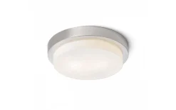 Badrum|Badrumslampor Tak-Rendl Gorra Plafond 28cm 2xE14 Matt nickel IP44