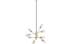 Hall & Trappa|Stora Taklampor Ø70-150 Cm-Eglo Gradoli Taklampa 71cm 8L Mässing