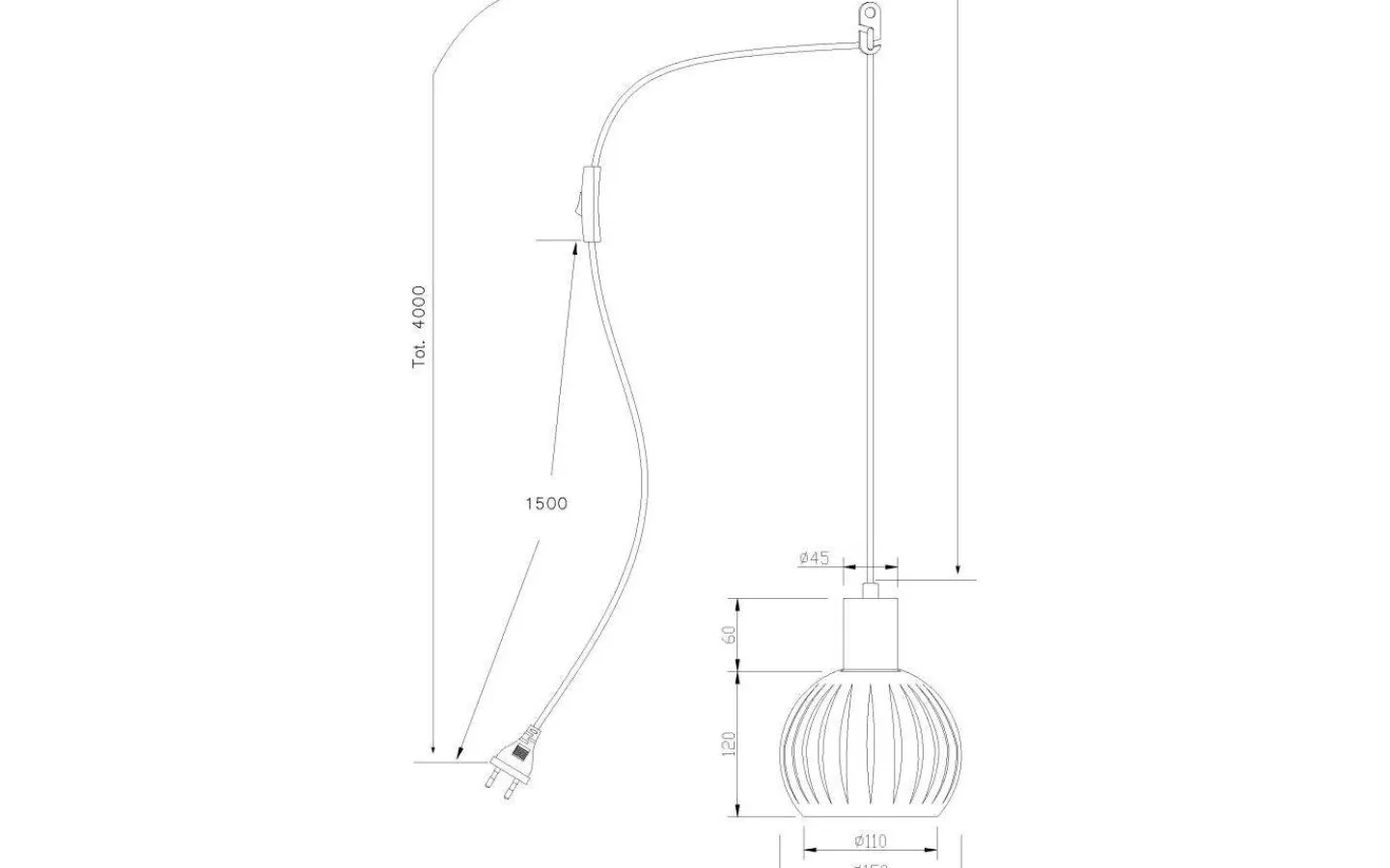 Fönsterlampor < Aneta Grafika Fönsterlampa 15cm Svart