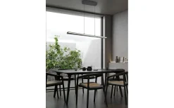 Avlånga Taklampor < Trio Lighting Graham Takpendel LED mattsvart