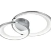 Plafonder < Trio Lighting Granada Plafond LED 2-delad 59cm krom
