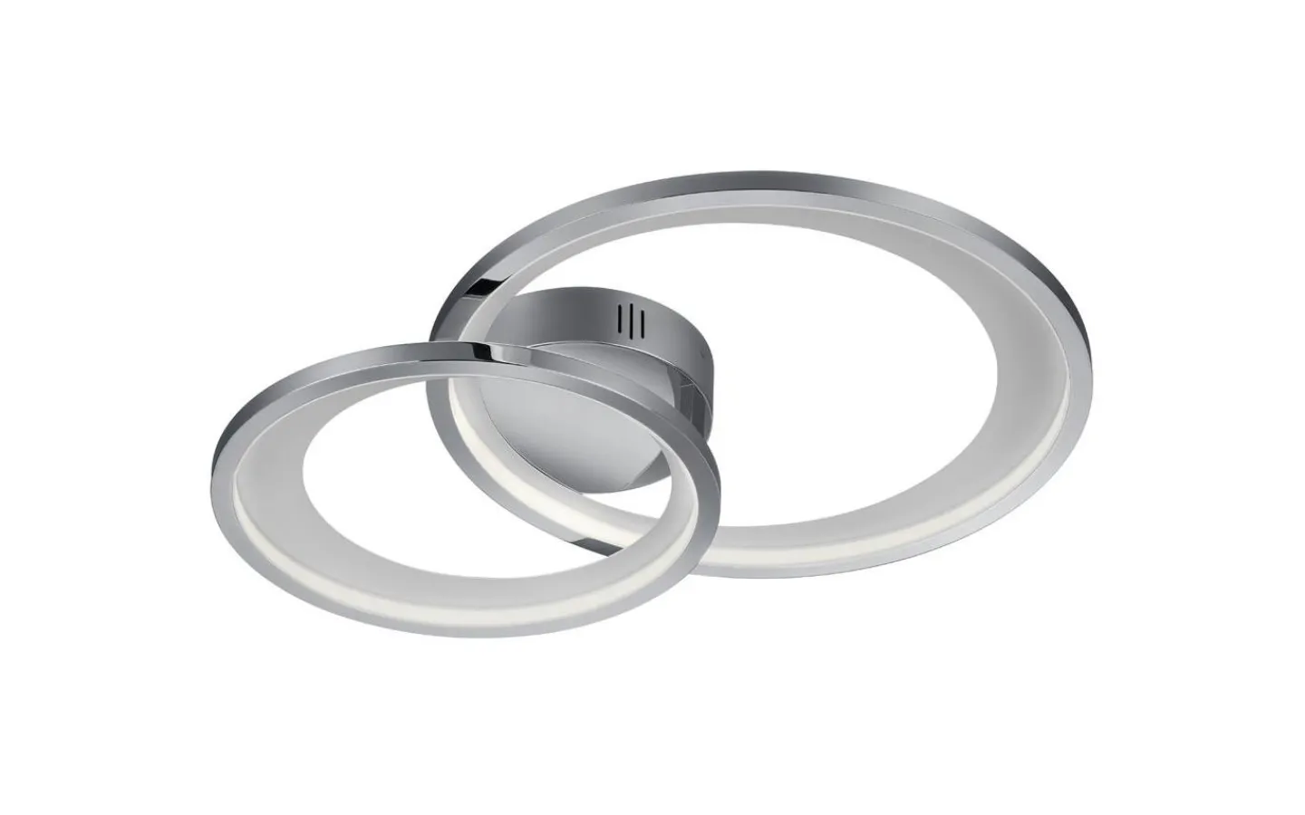 Plafonder < Trio Lighting Granada Plafond LED 2-delad 59cm krom