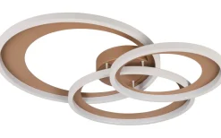 Plafonder-Trio Lighting Granada Plafond LED 3-delad 71cm kaffe