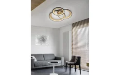 Plafonder < Trio Lighting Granada Plafond LED 2-delad 85cm mattsvart