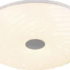Plafonder-Reality Gravity Plafond LED 37cm vit/krom