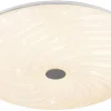 Plafonder < Reality Gravity Plafond LED 57cm vit/krom