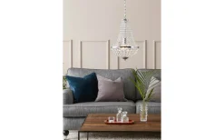 Kristallkronor-Markslojd Gränsö Kristallkrona 30cm Krom