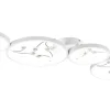 Plafonder < Trio Lighting Groovy Plafond LED 4-delad matt vit/krom