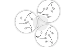 Plafonder < Trio Lighting Groovy Plafond LED 3-delad matt vit/krom