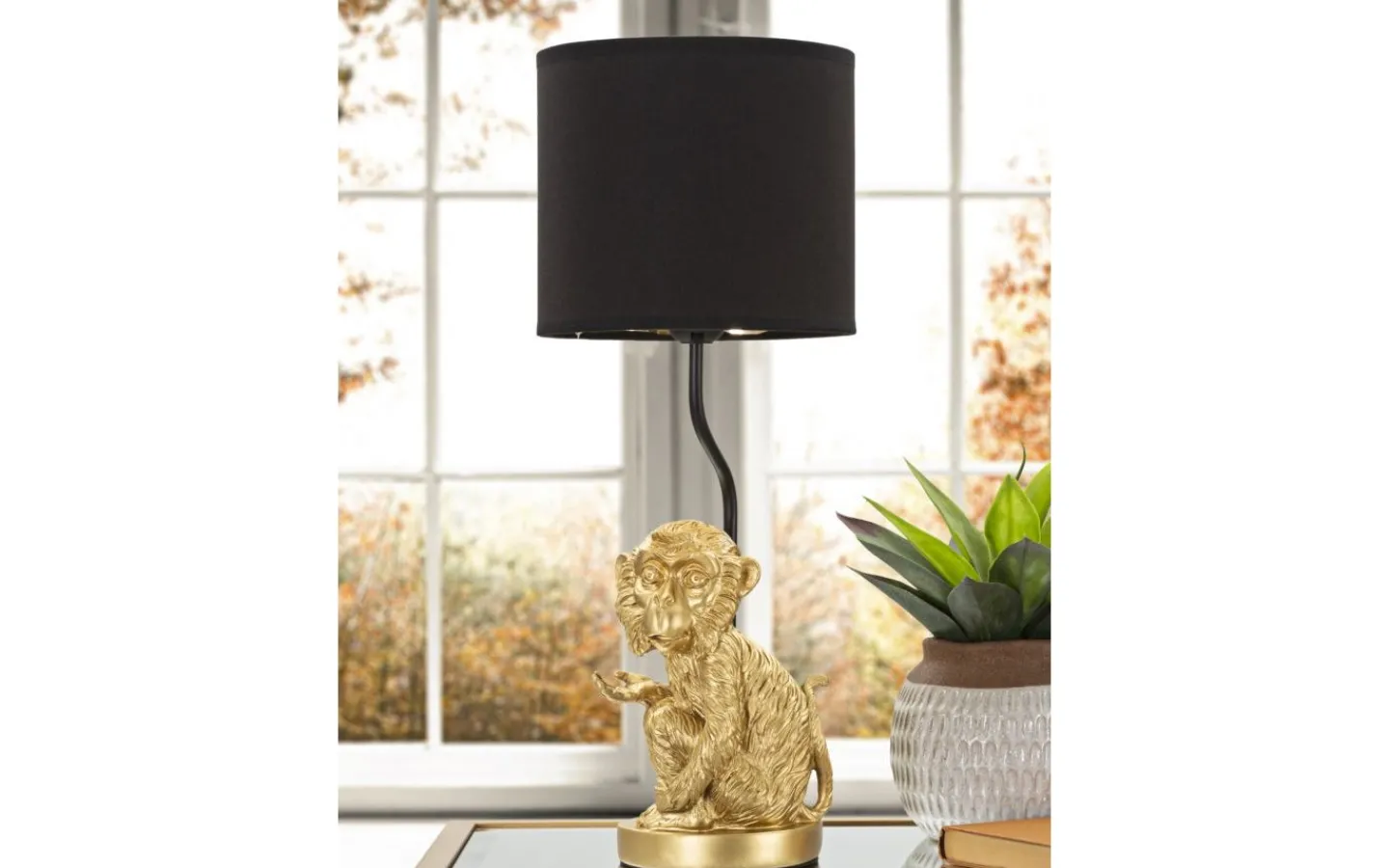 Bordslampor < Mauro Ferretti Grosso Bordslampa Apa 51,5cm Guld/Svart