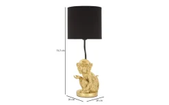 Bordslampor < Mauro Ferretti Grosso Bordslampa Apa 51,5cm Guld/Svart