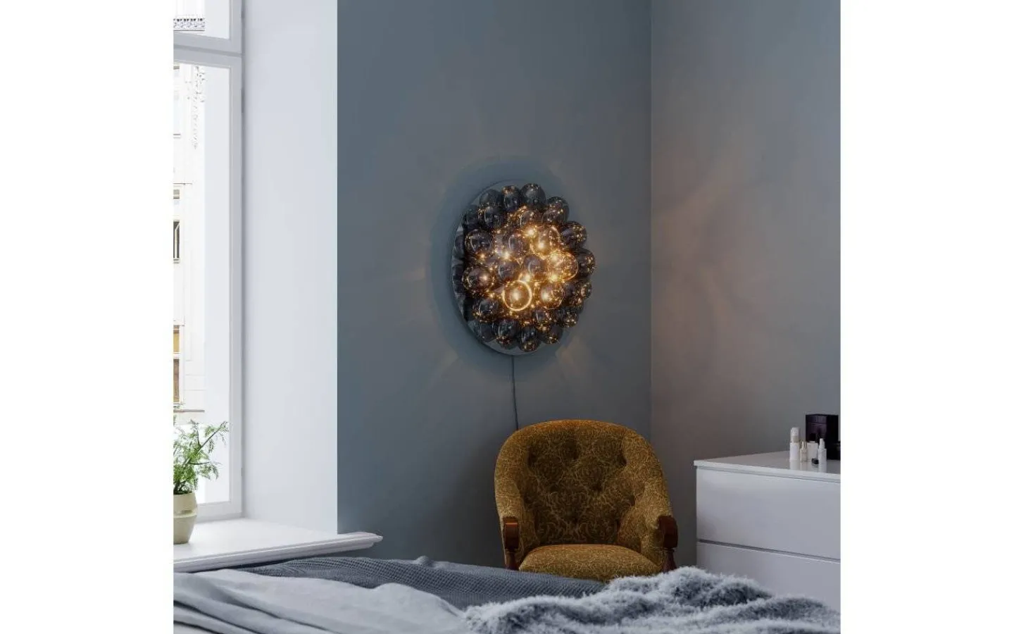 Vardagsrum|Lampetter < By Rydens Gross Vägglampa Rök