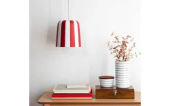 Fönsterlampor < Dyberg Larsen Gry Fönsterlampa 20cm Mörkröda Ränder
