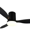 Takfläktar < Reality Göteborg Takfläkt 132cm LED mattsvart