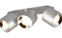 Takspot Med 3 Lampor-Trio Lighting Guayana Spotlight 3-delad GU10 borstad aluminium
