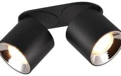 Takspot Med 2 Lampor-Trio Lighting Guayana Spotlight 2-delad GU10 mattsvart
