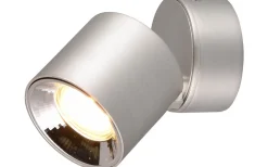 Takspot Med 1 Lampa-Trio Lighting Guayana Spotlight 1-dels GU10 borstad aluminium