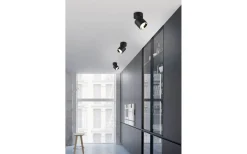 Takspot Med 1 Lampa-Trio Lighting Guayana Spotlight 1-dels GU10 mattsvart