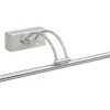 Tavelbelysning-ArmaturHantverk Gunnebo Tavelbelysning Böj LED 37cm 8W 2700K Nickel