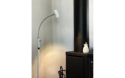 Golvläslampor < Aneta Gusto Golvlampa 135cm LED 5W 3000K Vit/Krom