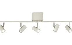 Avlånga Takspotlights|Takspot Med Minst 4 Lampor-Aneta Gusto Takspotlight 80cm LED 5x5W 3000K Vit/Krom