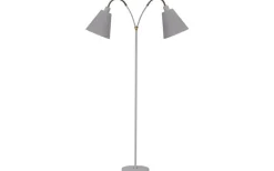 Klassiska Golvlampor|Golvfötter-ArmaturHantverk Haga Golvfot 2L 140cm Grå