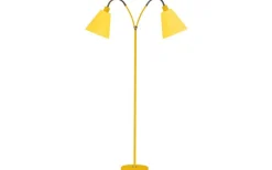 Klassiska Golvlampor|Golvfötter < ArmaturHantverk Haga Golvfot 2L 140cm Gul