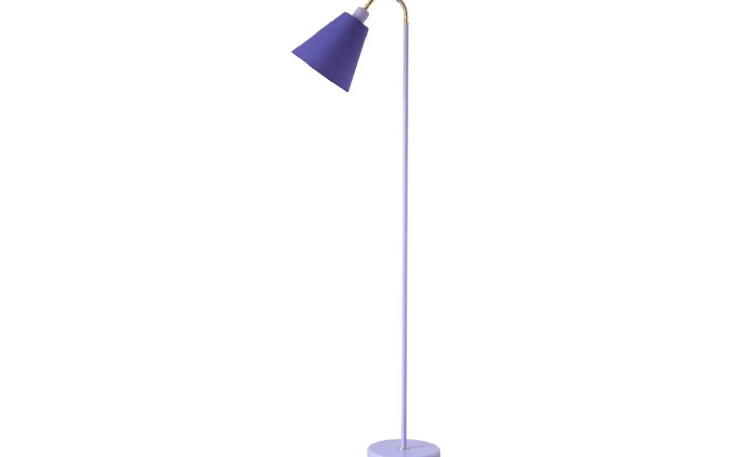 Golvfötter-ArmaturHantverk Haga Golvfot 1L 140cm Lavendel
