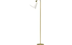 Klassiska Golvlampor|Golvfötter < ArmaturHantverk Haga Golvfot 1L 140cm Mässing