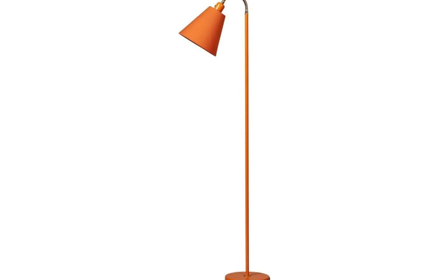 Klassiska Golvlampor|Golvfötter < ArmaturHantverk Haga Golvfot 1L 140cm Orange