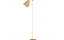 Klassiska Golvlampor|Golvfötter < ArmaturHantverk Haga Golvfot 1L 140cm Sand