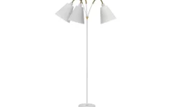 Klassiska Golvlampor|Golvfötter < ArmaturHantverk Haga Golvfot 3L 140cm Vit