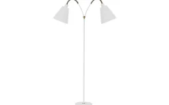 Klassiska Golvlampor|Golvfötter < ArmaturHantverk Haga Golvfot 2L 140cm Vit