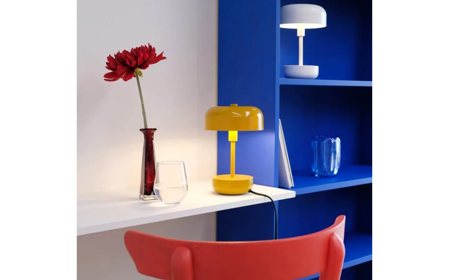 Bordslampor < Dyberg Larsen Haipot Bordslampa 26cm Currygul