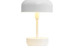 Uppladdningsbara Lampor Utomhus|Uppladdningsbara Lampor Utomhus < Dyberg Larsen Haipot Uppladdningsbar Bordslampa 26cm LED 3000K 3W Vit IP44