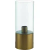 Bordslampor-Oriva Halmstad Bordslampa 25cm Brons/Blå