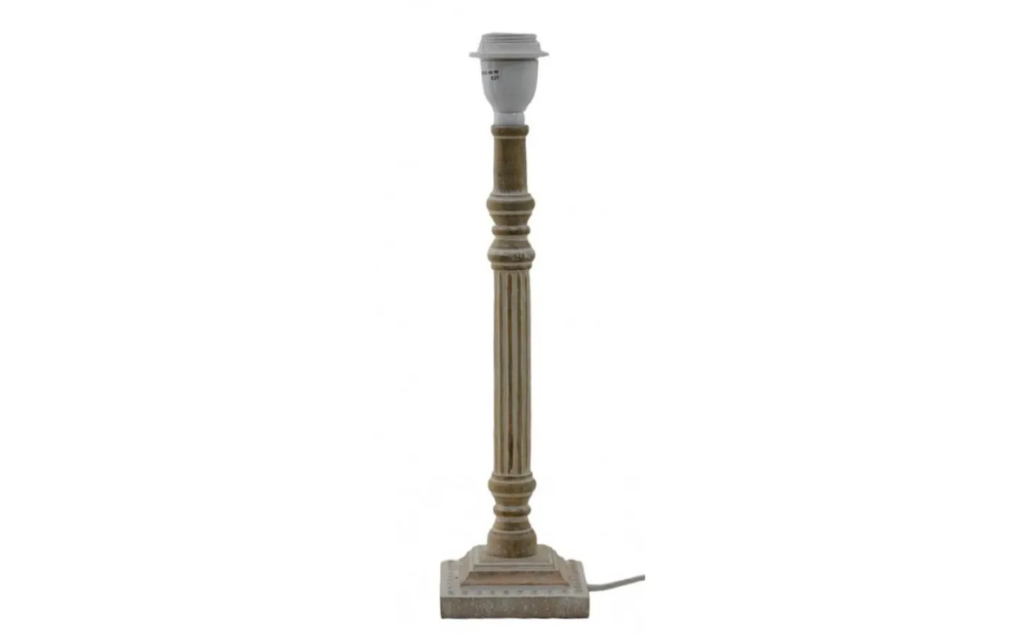 Lampfötter-Hallbergs Hampton Lampfot 36cm Aged White