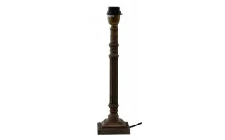 Lampfötter-Hallbergs Hampton Lampfot 36cm Aged Wood