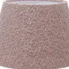 Enfärgade Runda Lampskärmar-PR Home Hanna Lampskärm Ø19cm Bouclé Rosa