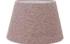 Enfärgade Runda Lampskärmar-PR Home Hanna Lampskärm Ø19cm Bouclé Rosa